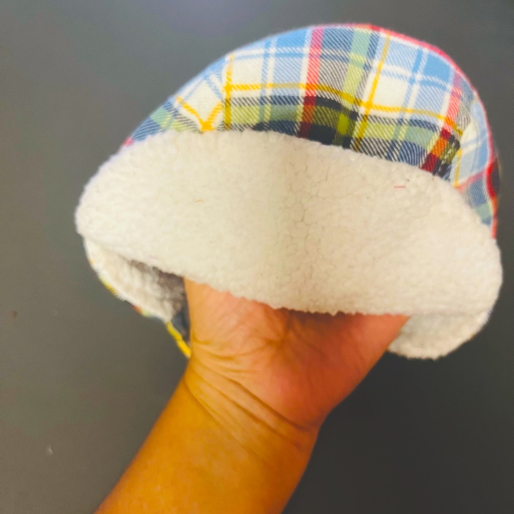 (3) Baby Beanies Made with of Wool